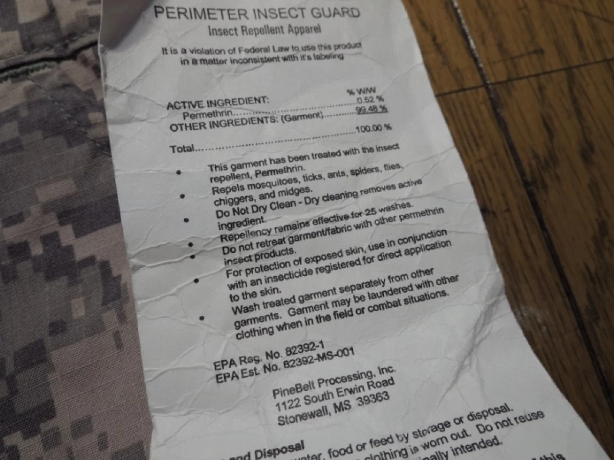 U.S.ARMY Trousers Combat ACU sizeL new