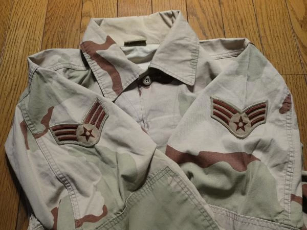U.S.AIR FORCE BDU Jacket 3ColorDesert sizeL used