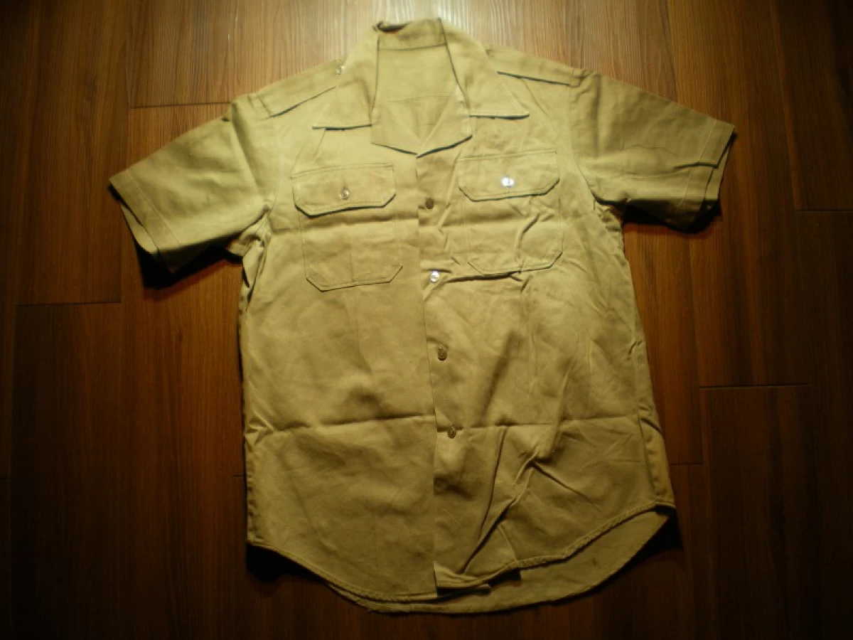 U.S.ARMY Shirt Cotton Kahki 1972年 sizeM used