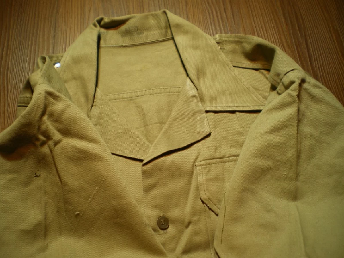 U.S.ARMY Shirt Cotton Kahki 1972年 sizeM used