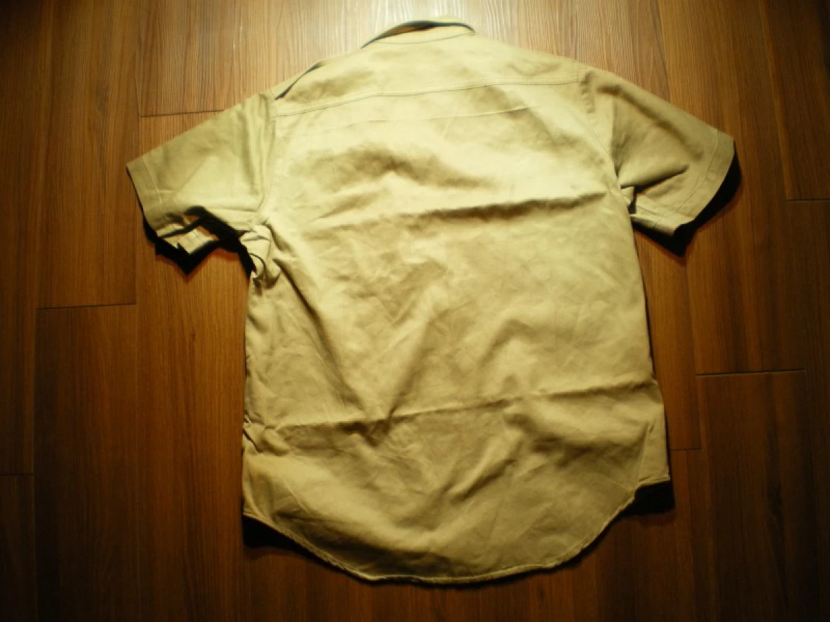 U.S.ARMY Shirt Cotton Kahki 1972年 sizeM used