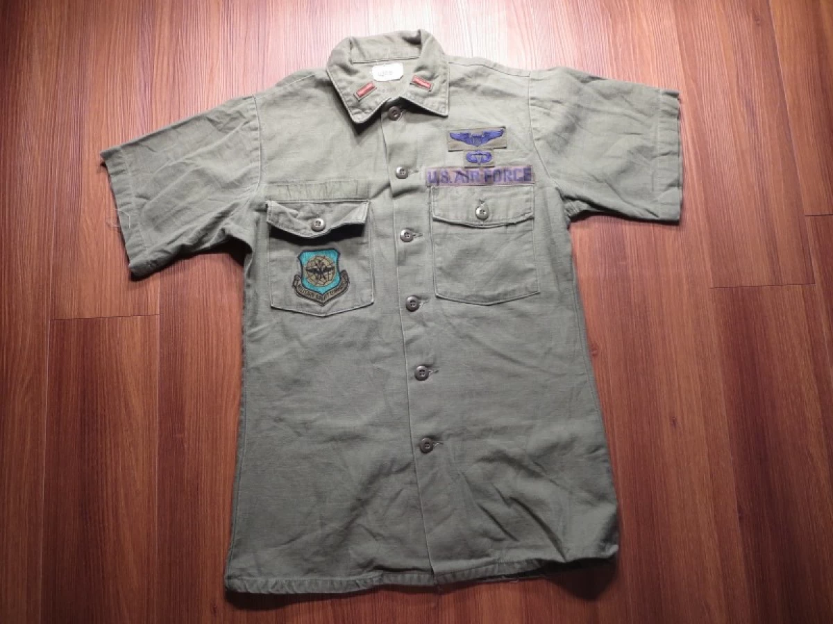U.S.AIR FORCE Shirt Coton 1976年 size15 1/2 used
