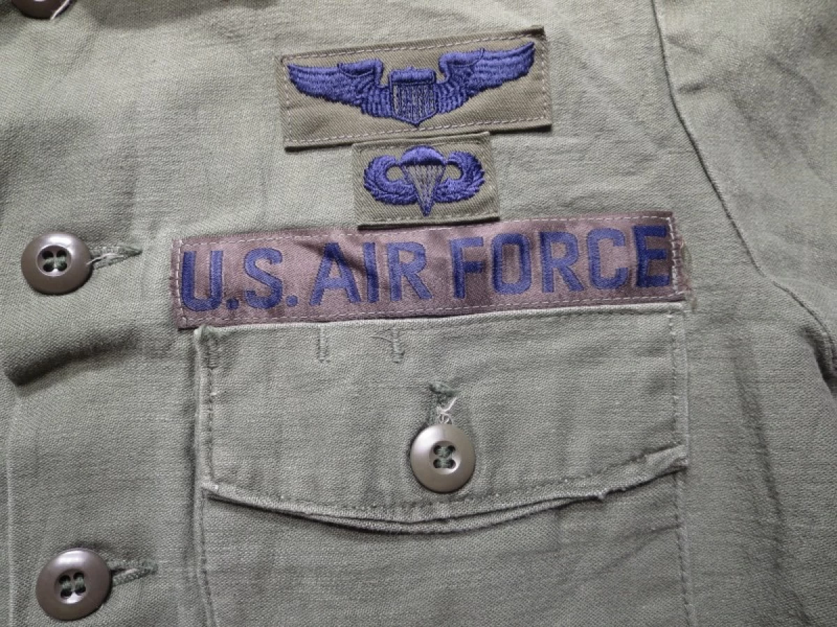 U.S.AIR FORCE Shirt Coton 1976年 size15 1/2 used