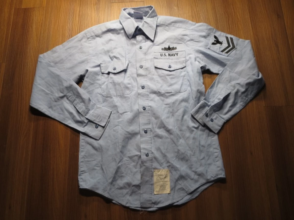 U.S.NAVY Shirt Utility Working 2006年 sizeM used