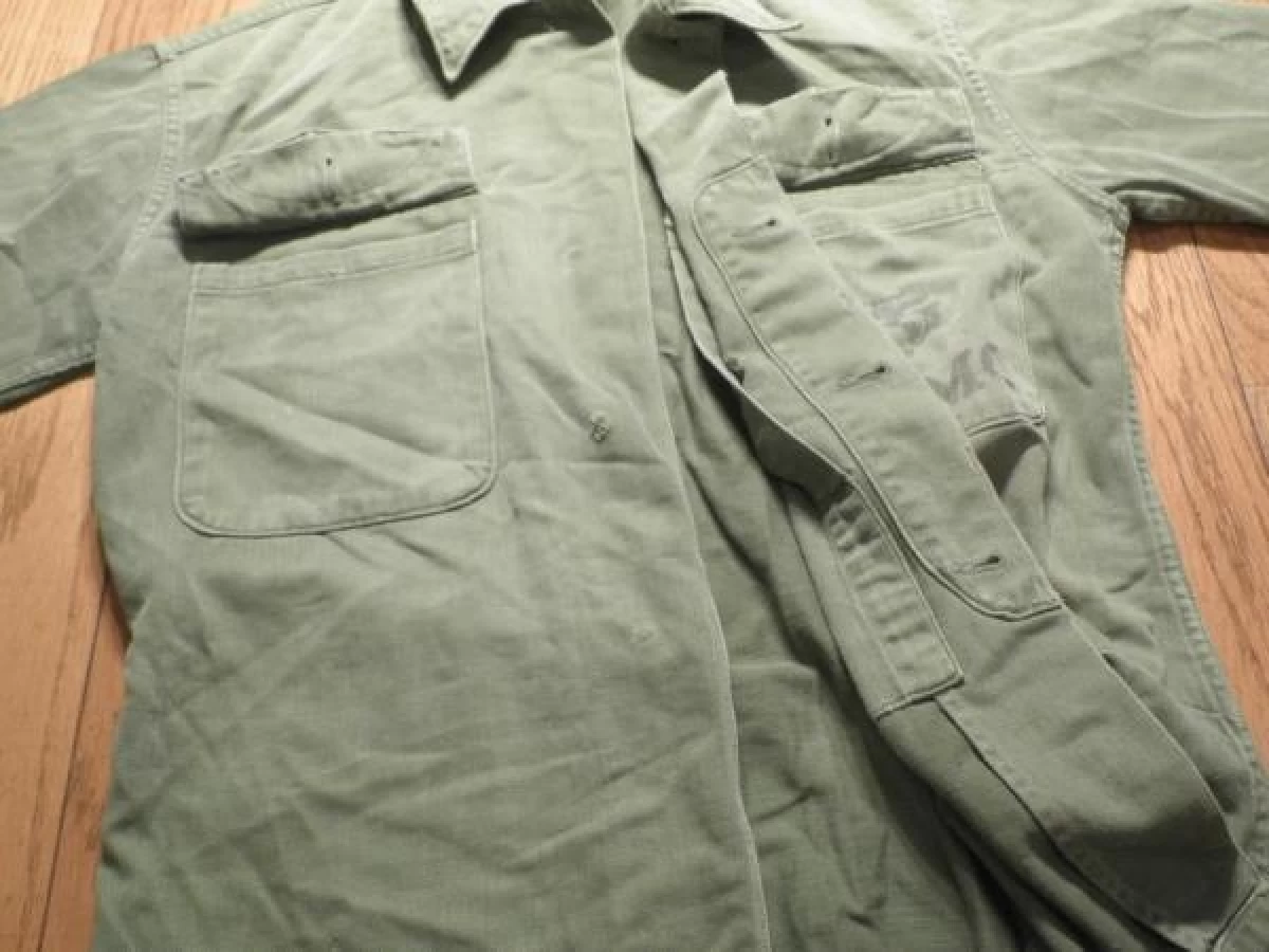 U.S.MARINE CORPS Shirt Cotton1960年(ボタン欠損)used