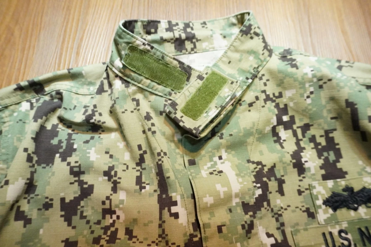 U.S.NAVY Blouse Working Uniform TYPEⅢ SEABEES sizeL-R used