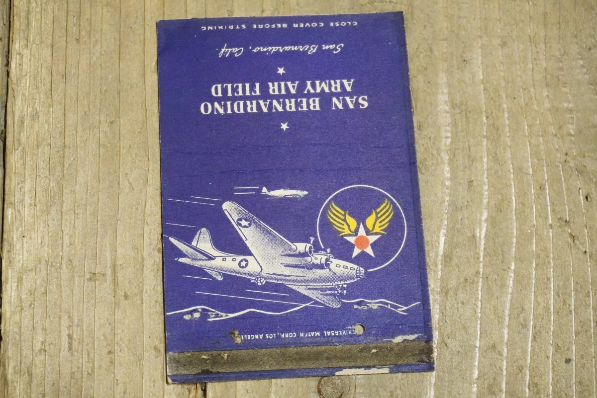 U.S.ARMY AIR FORCE Match Book 