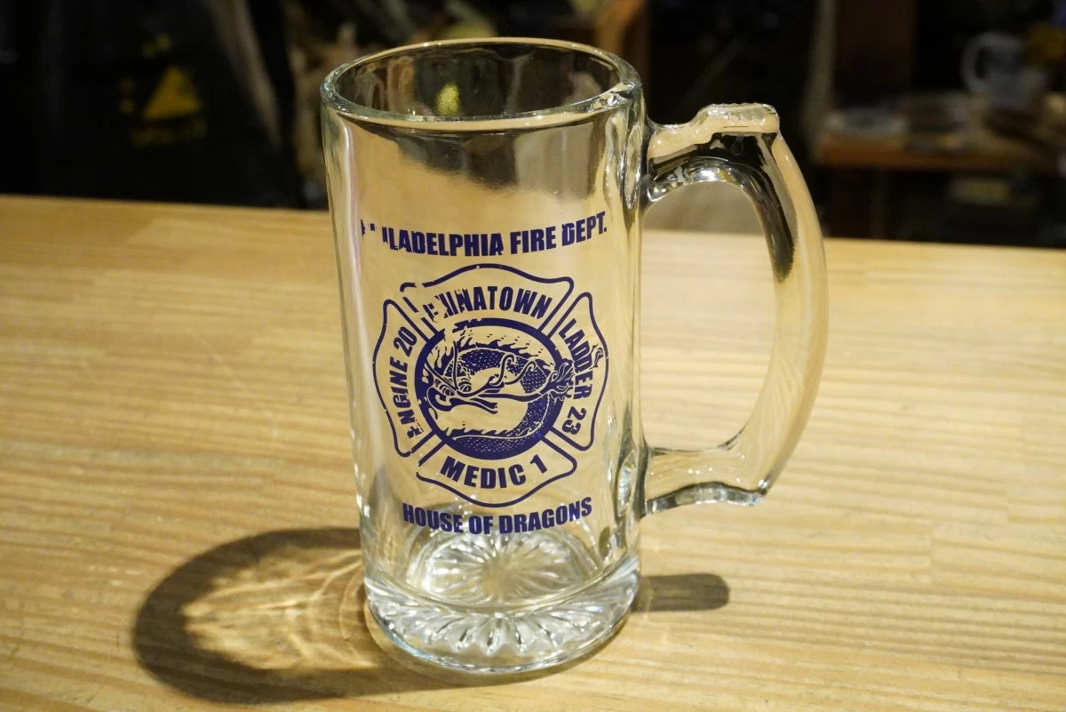 U.S.PHILADELPHIA FIRE DEPT. Beer Mug used