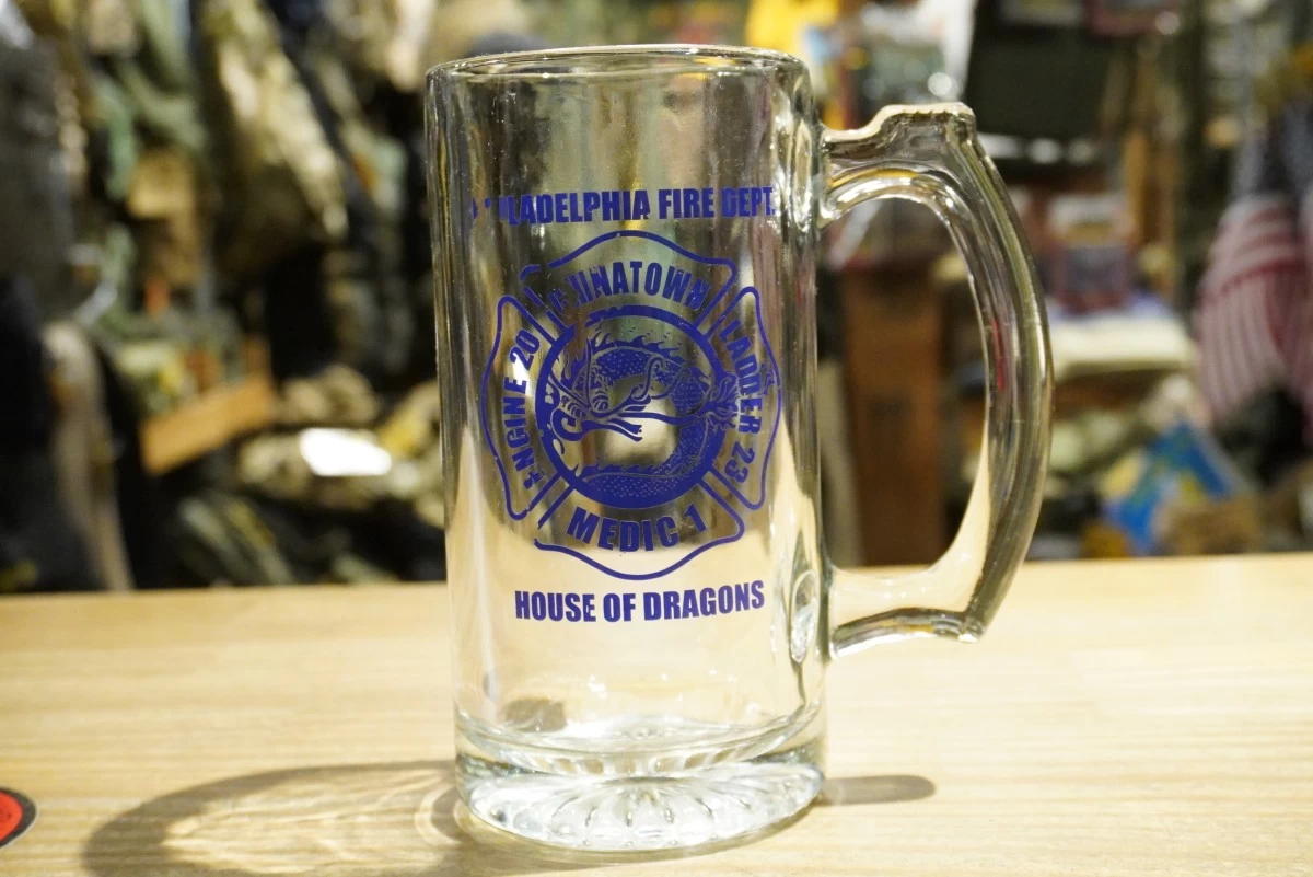 U.S.PHILADELPHIA FIRE DEPT. Beer Mug used