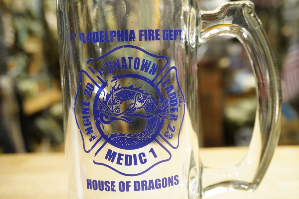 U.S.PHILADELPHIA FIRE DEPT. Beer Mug used