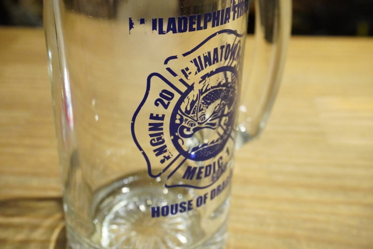 U.S.PHILADELPHIA FIRE DEPT. Beer Mug used