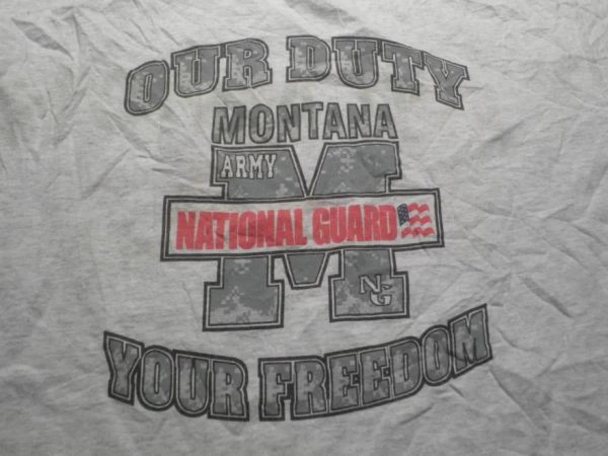 U.S.ARMY NATIONAL GUARD T-Shirt sizeM used