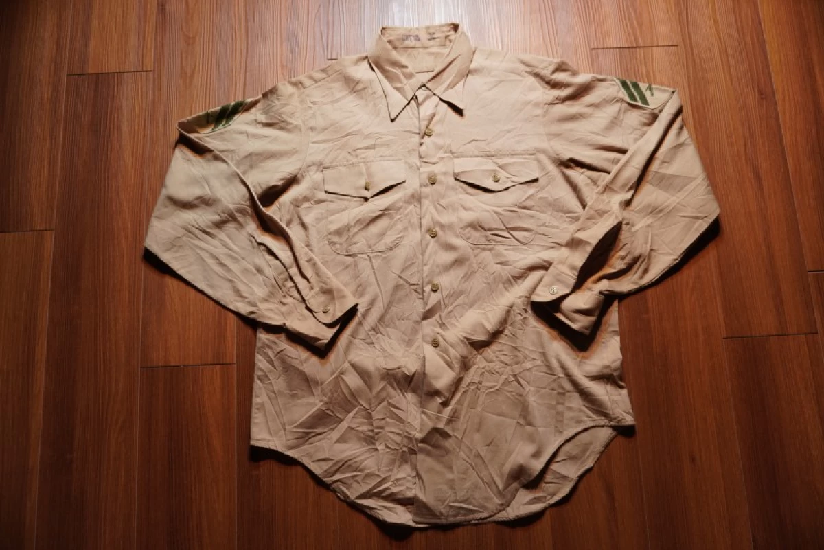 U.S.MARINE CORPS Khaki Shirt 1984年 sizeM? used