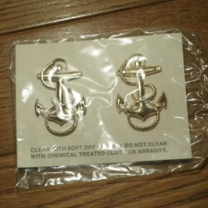 U.S.NAVY Anchor pins Left&Right sets new