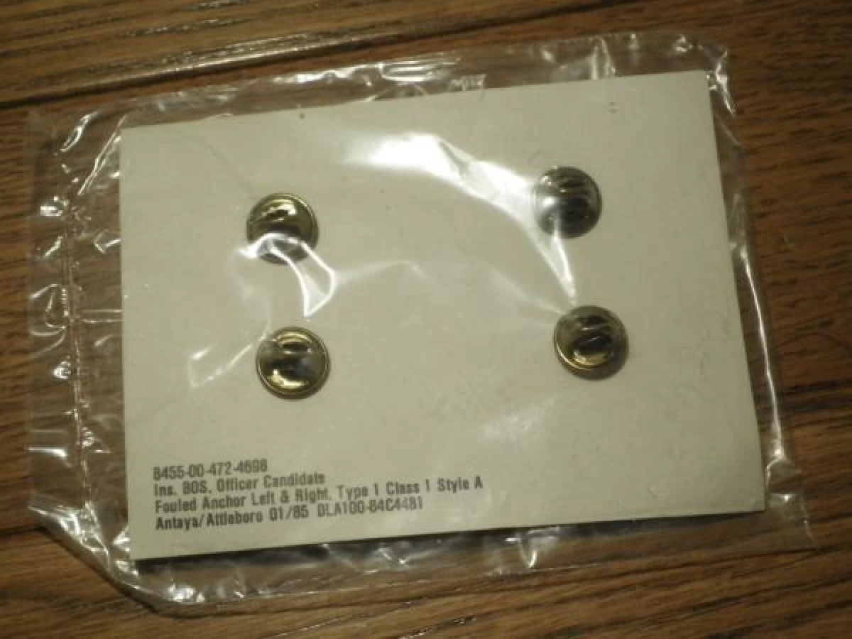 U.S.NAVY Anchor pins Left&Right sets new