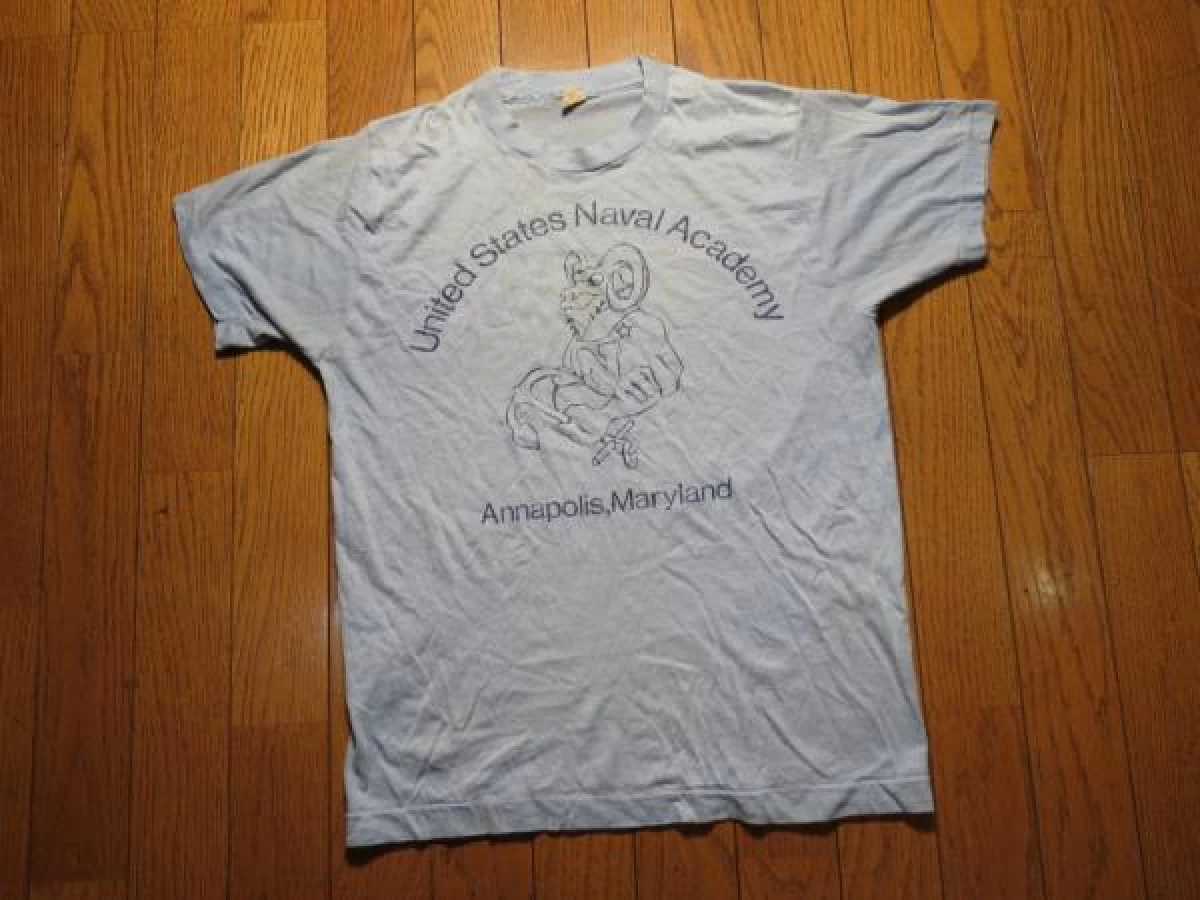 U.S.NAVAL ACADEMY T-Shirt sizeL used