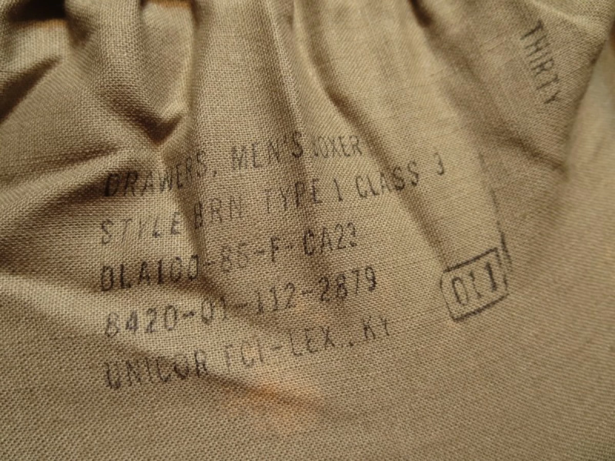 U.S.DRAWERS Boxer (3枚) Cotton? 1986年 size30 new