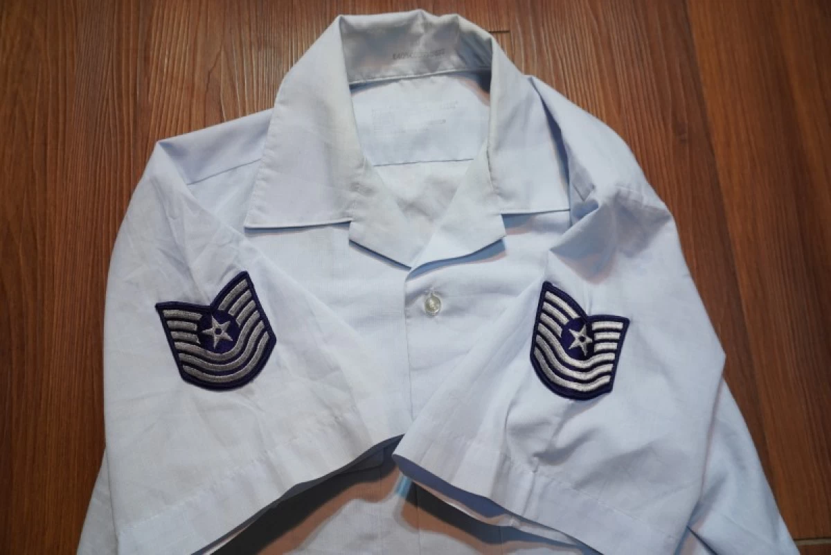 U.S.AIR FORCE Shirt BLUE1550 1978年 size15 1/2
