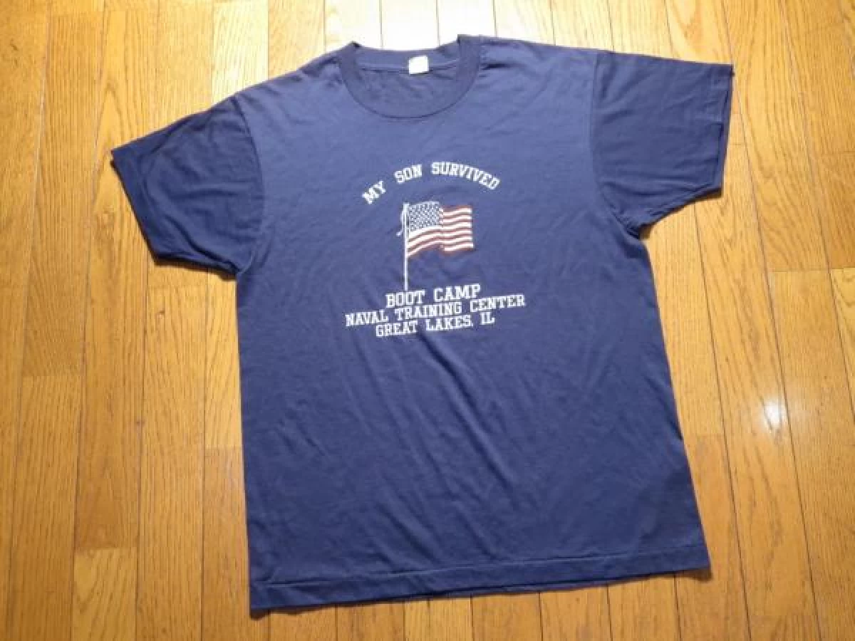 U.S.NAVAL TRAINING CENTRE T-Shirt sizeL used