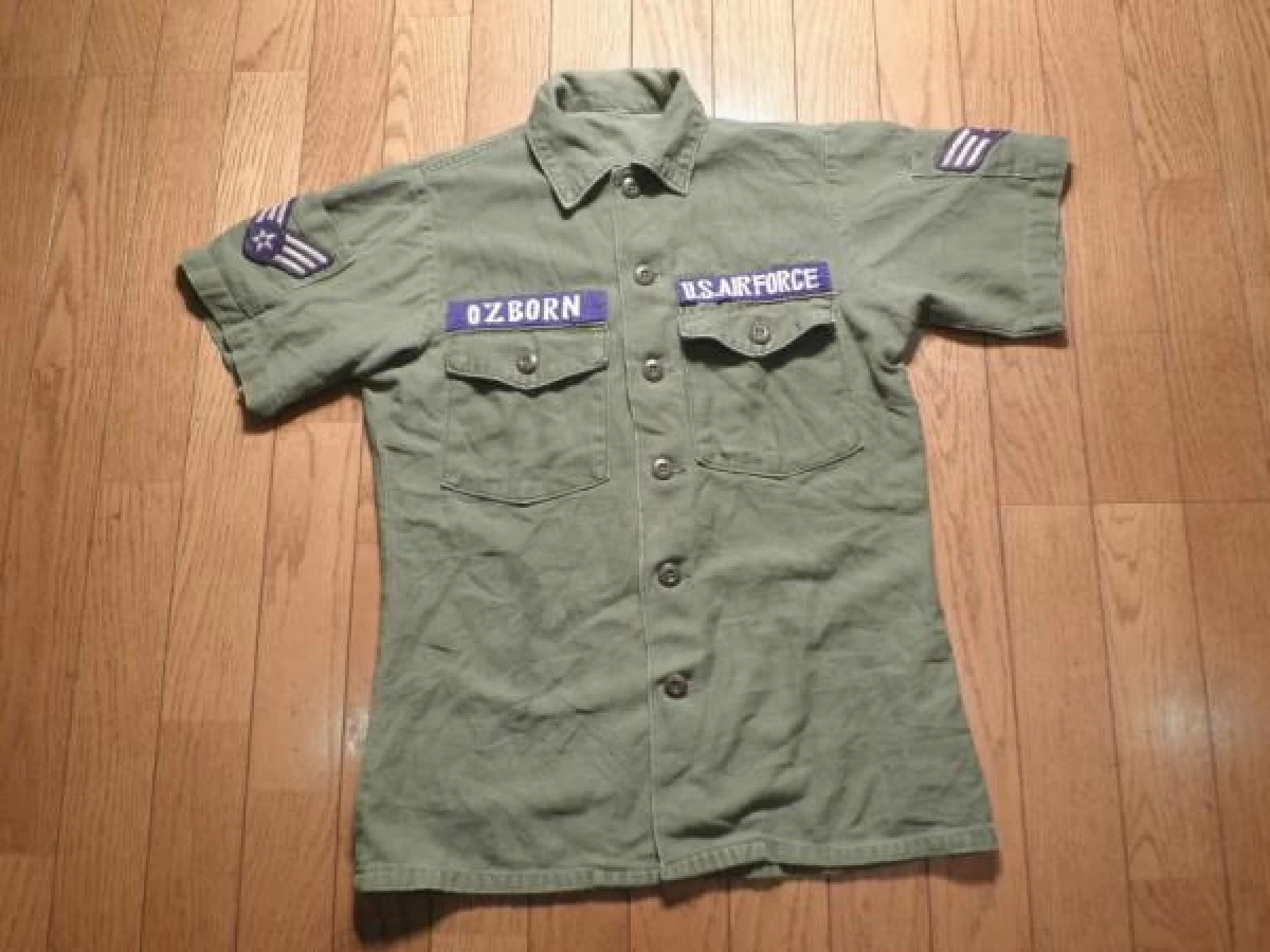 U.S.AIR FORCE Utility Shirt Cotton1970年 size? used