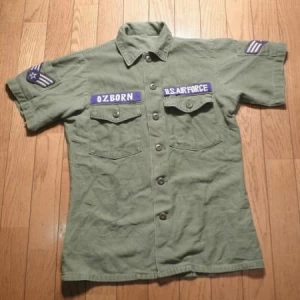 U.S.AIR FORCE Utility Shirt Cotton1970年 size? used