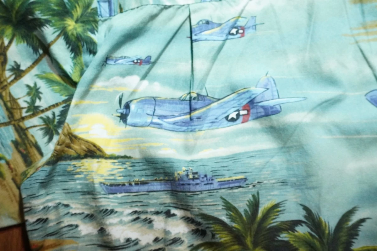 U.S.ARMY AIR FORCE Aloha Shirt 