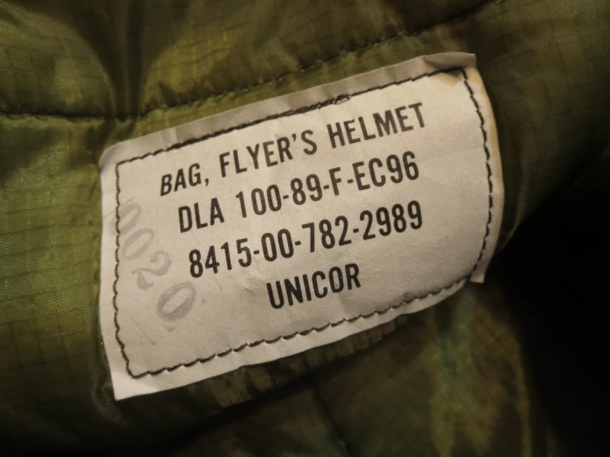 U.S.AIR FORCE Bag Flyer's Helmet 1989年 used