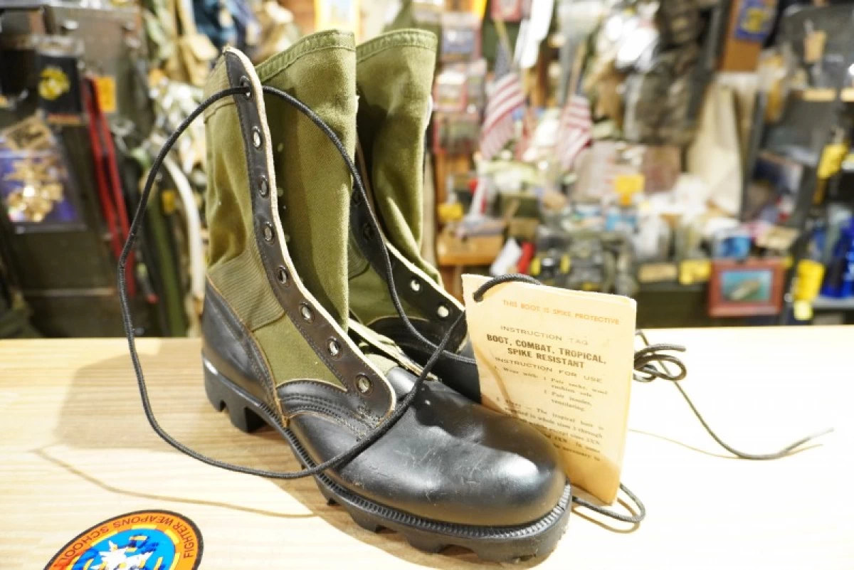 U.S.ARMY Boots Combat Tropical 1970年 size6N new