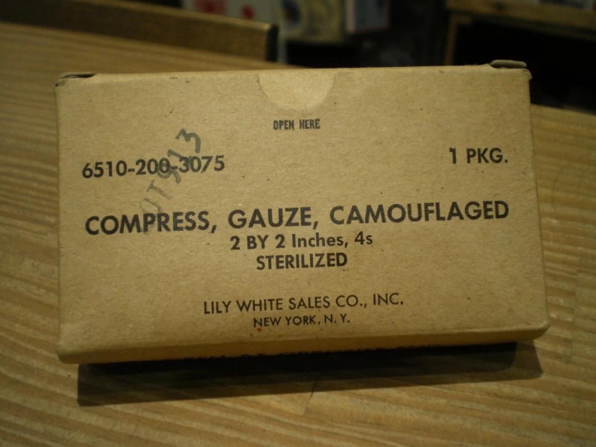 U.S. Compress Gauze Camouflaged 1960年代 new