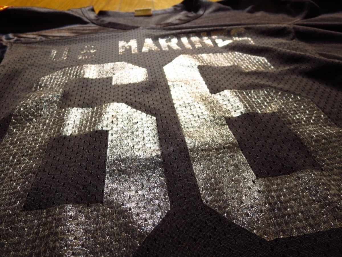 U.S.MARINE CORPS T-Shirt AmericanFootball? sizeS