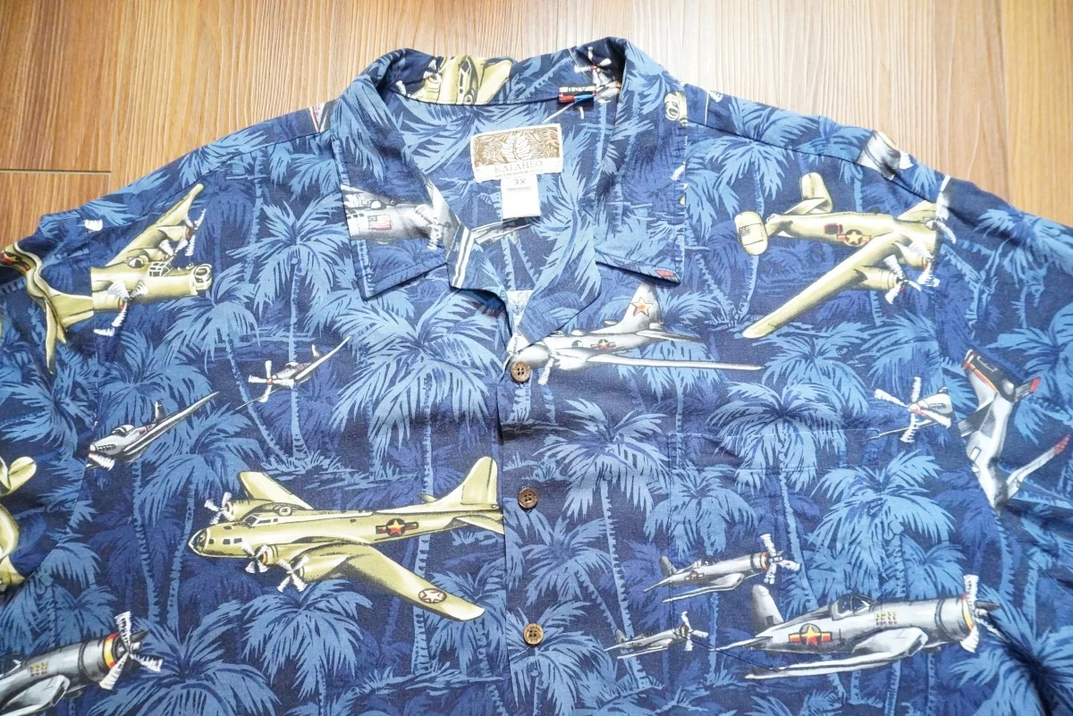 U.S.ARMY AIR FORCE Aloha Shirt size3XL used