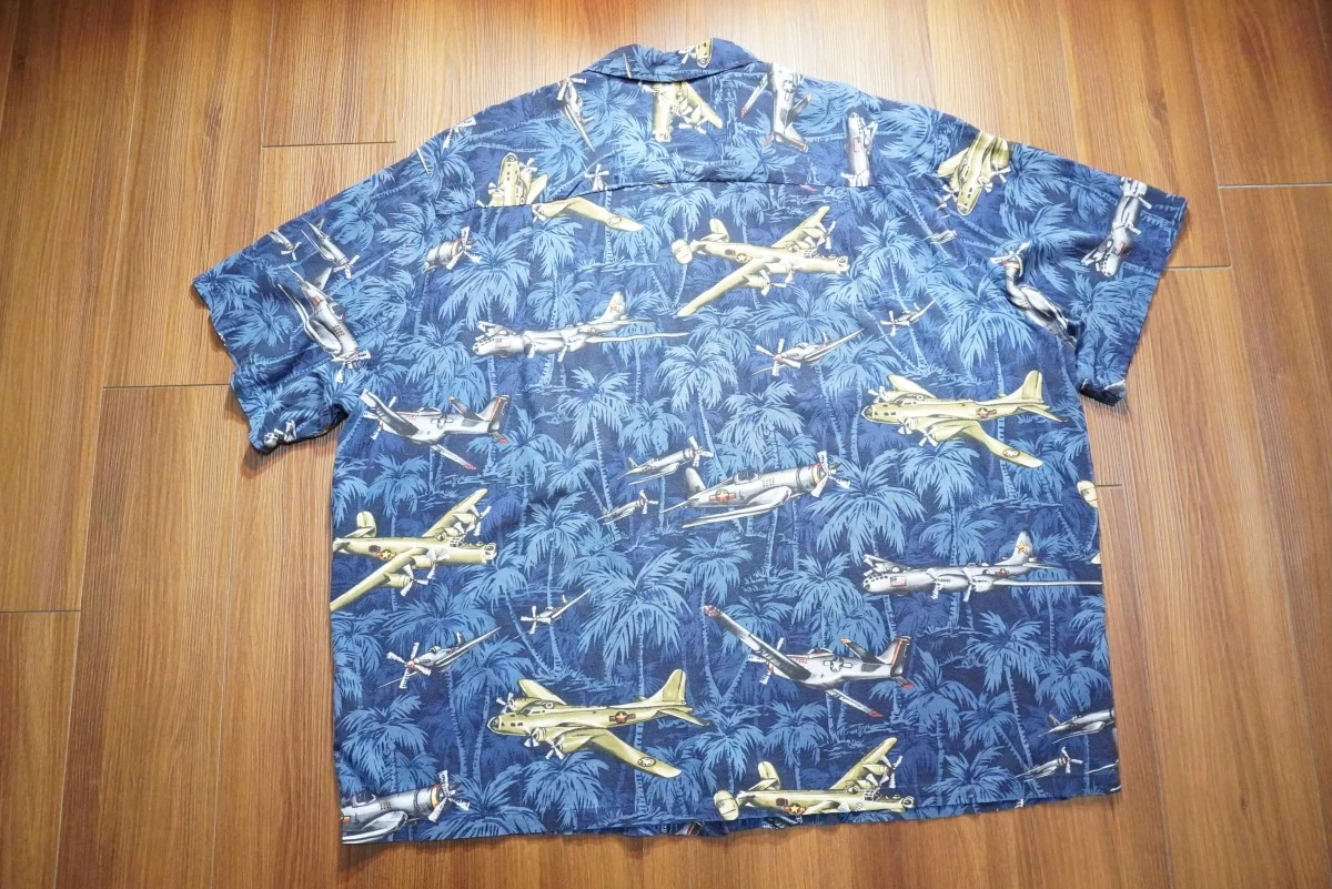 U.S.ARMY AIR FORCE Aloha Shirt size3XL used