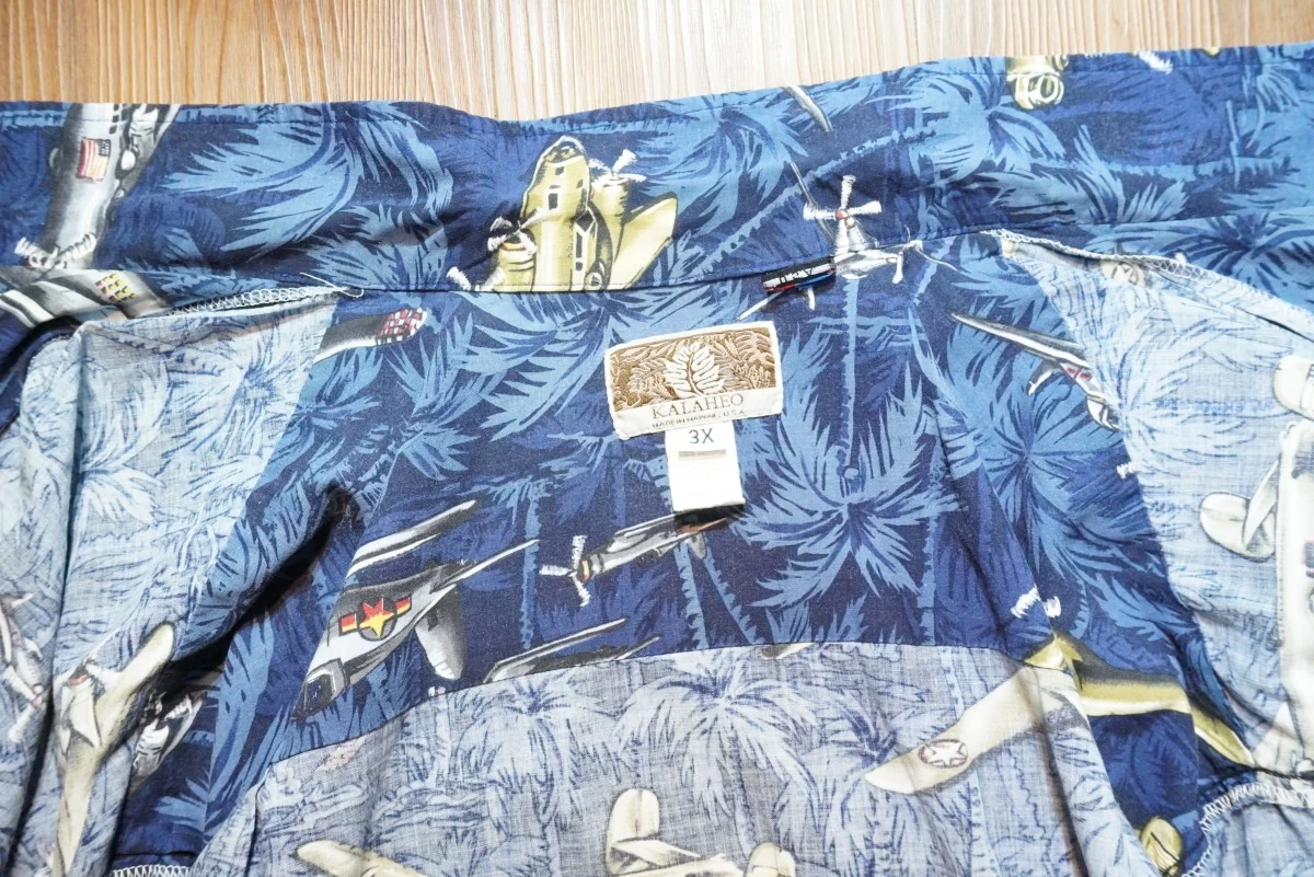 U.S.ARMY AIR FORCE Aloha Shirt size3XL used