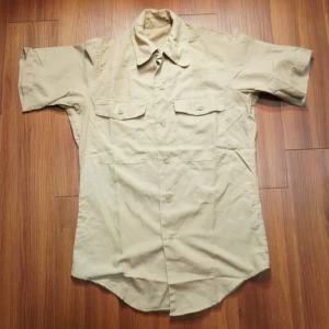 U.S.AIR FORCE Shirt Utility Tan 1964年 size14 used