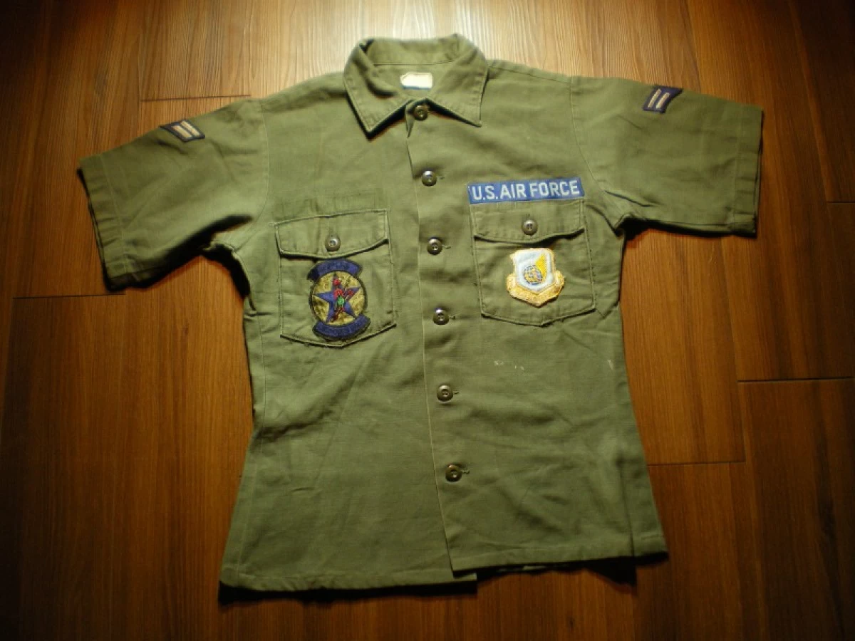 U.S.AIR FORCE Shirt Cotton 1975年 size14 1/2? used