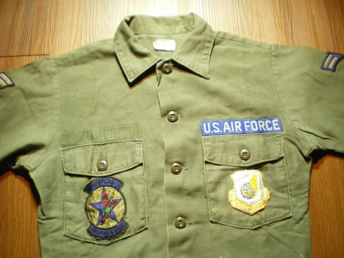 U.S.AIR FORCE Shirt Cotton 1975年 size14 1/2? used