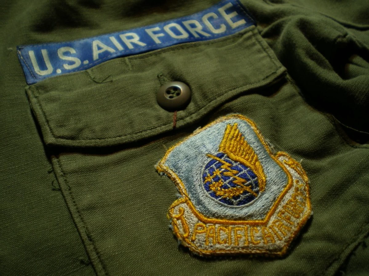 U.S.AIR FORCE Shirt Cotton 1975年 size14 1/2? used