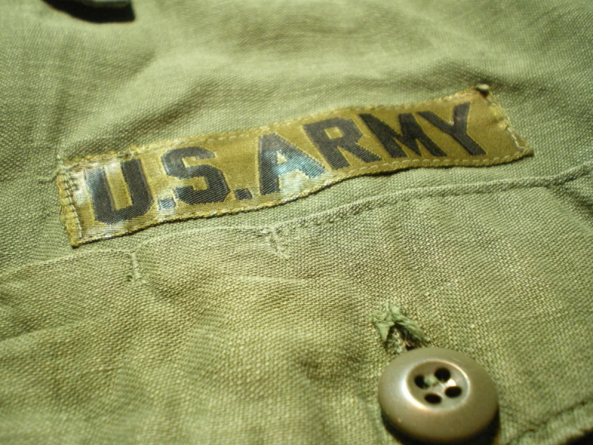 U.S.ARMY Shirt Cotton Utility 1972年 size16 1/2?