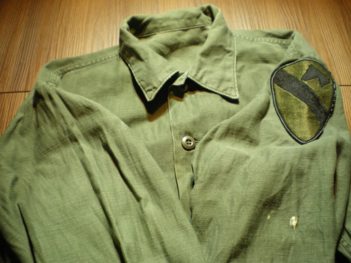 U.S.ARMY Shirt Cotton Utility 1972年 size16 1/2?