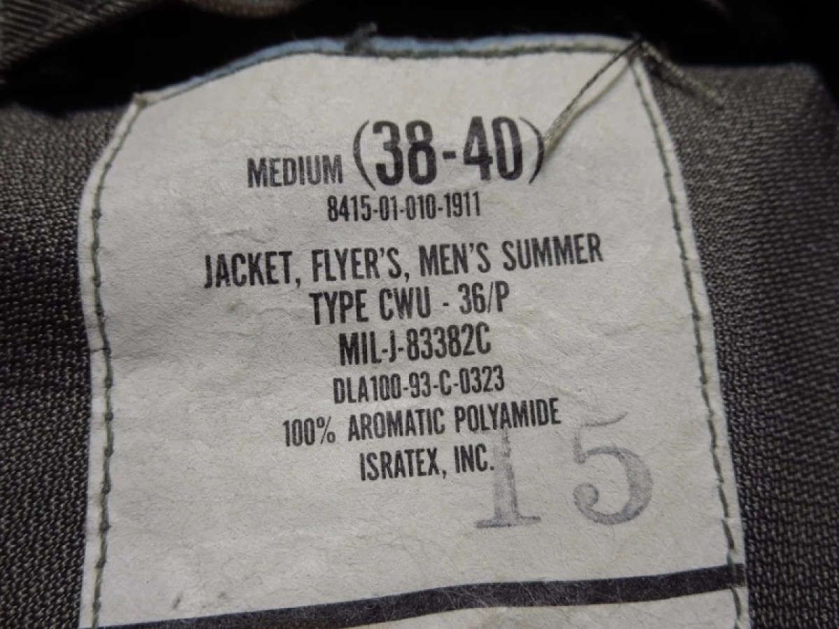 U.S.Jacket Flyer's Summer CWU-36/P sizeM used