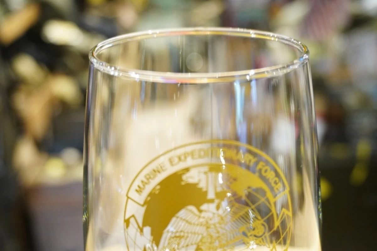 U.S.MARINE CORPS Wine Glass 