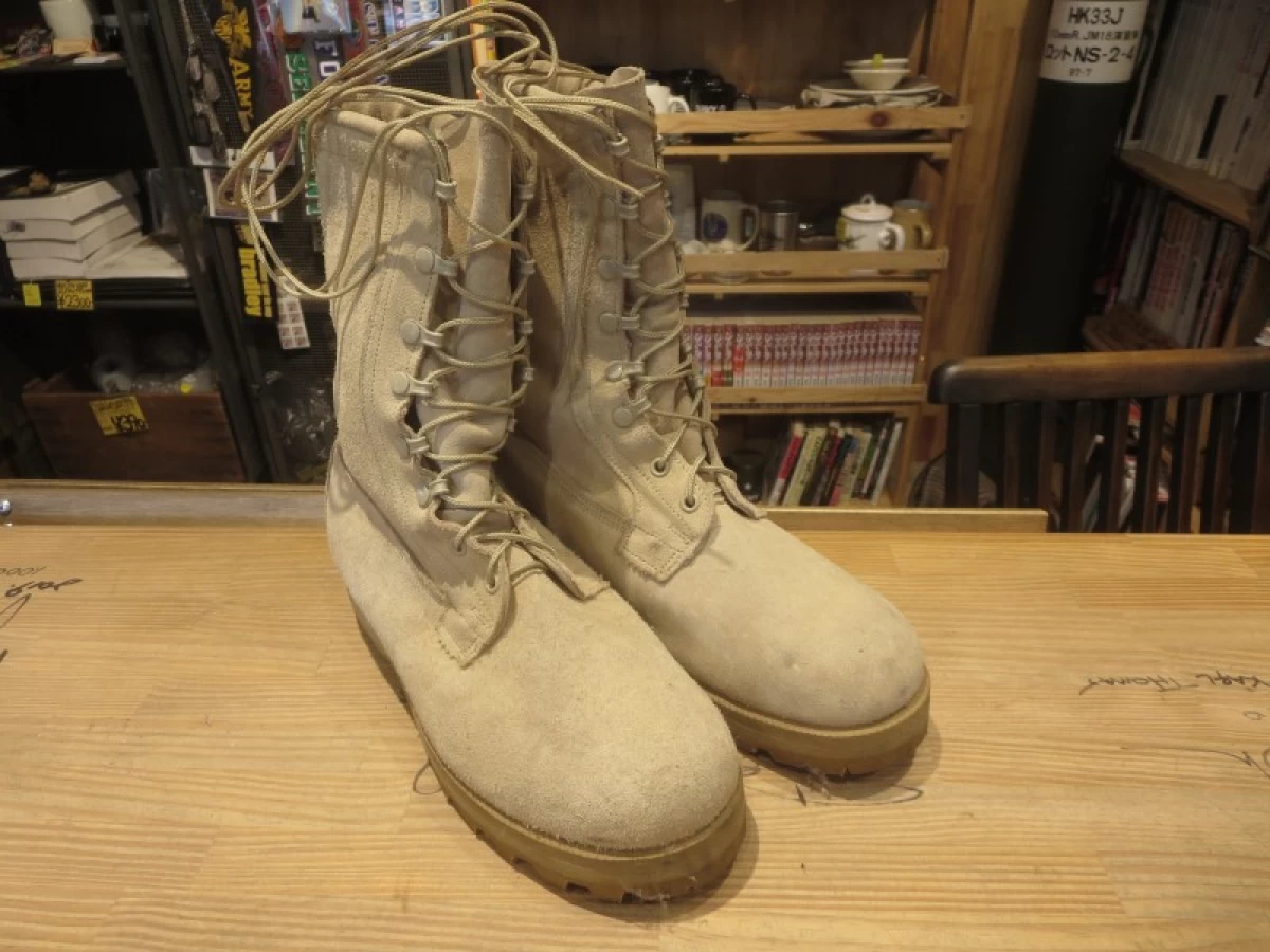 U.S.Combat Boots Leather GORE-TEX size9W used
