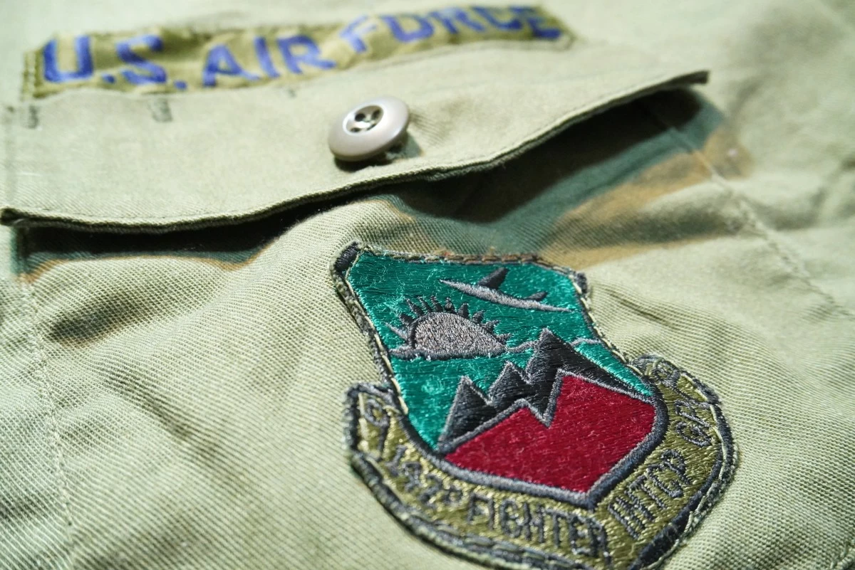 U.S.AIR FORCE Utility Shirt 1985年 size15 1/2 used