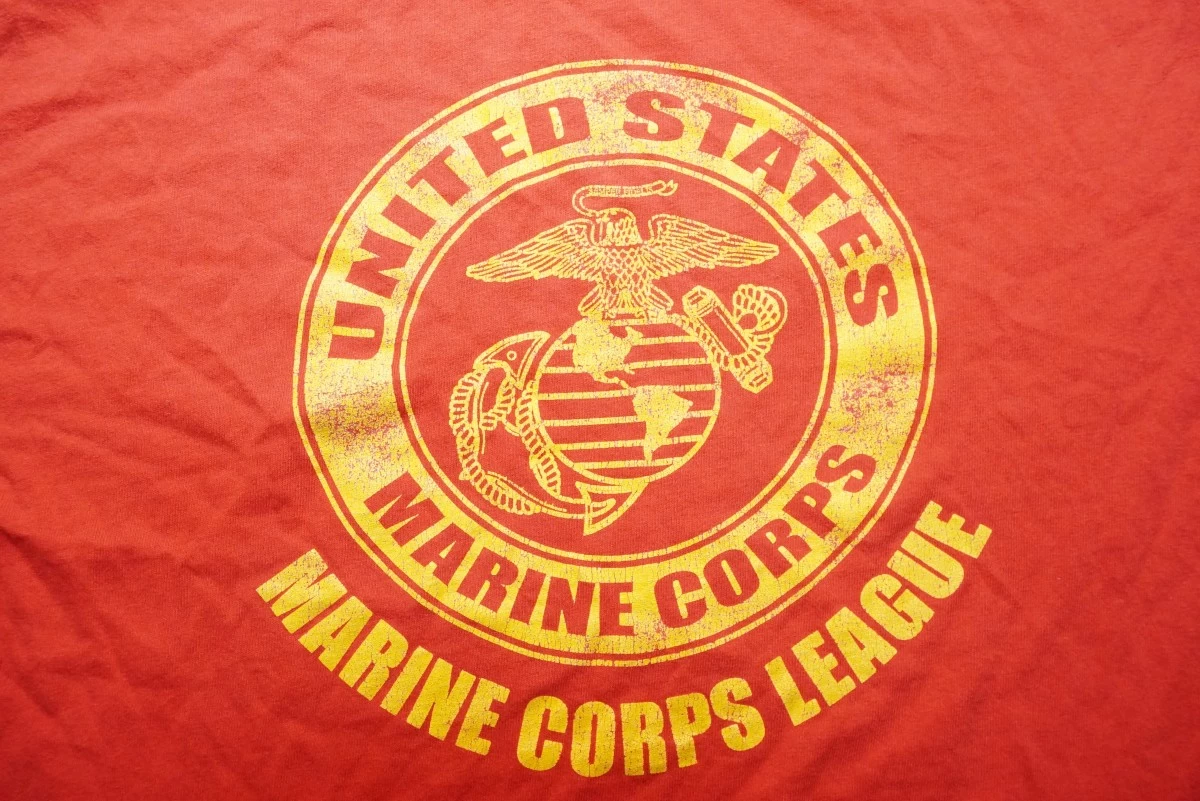 U.S.MARINE CORPS LEAGUE T-Shirt sizeXL used