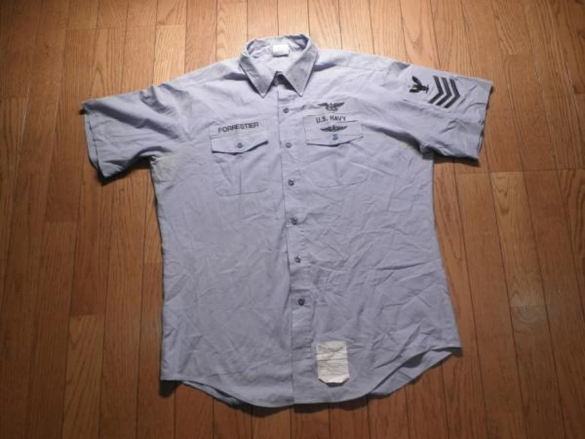 U.S.NAVY Utility Shirt 1998年 sizeXL used