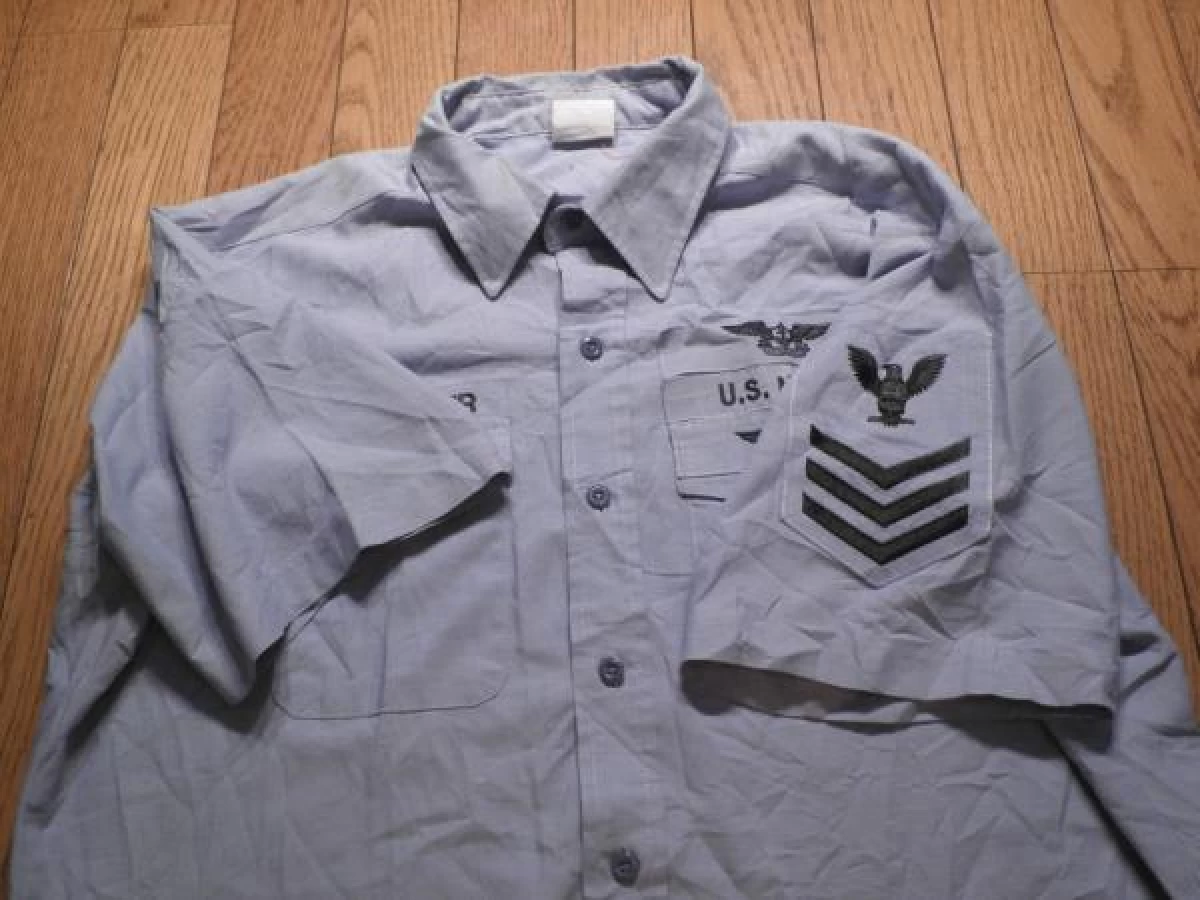U.S.NAVY Utility Shirt 1998年 sizeXL used