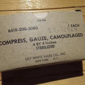 U.S.Compress,Gauze,Camouflaged 1960年代
