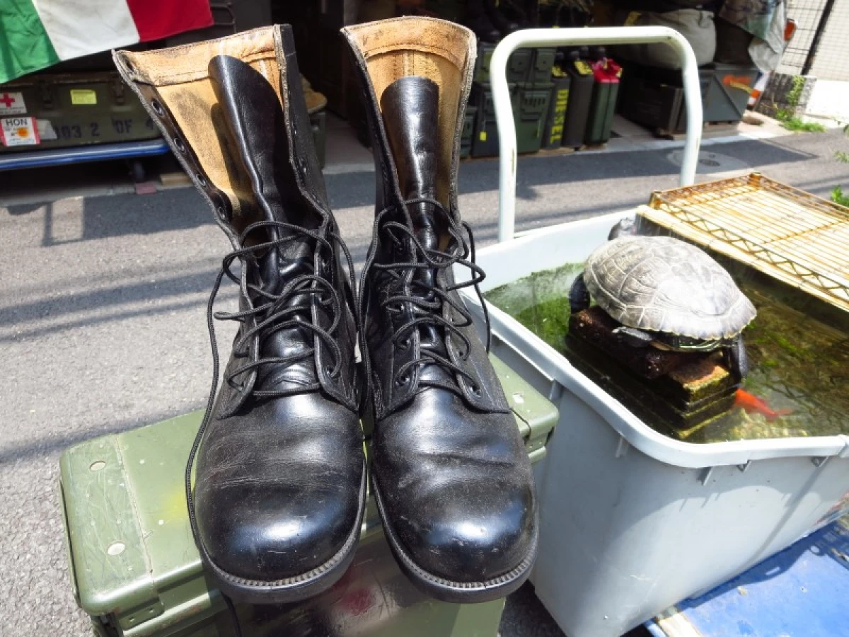 U.S.Boots Combat Leather 1972年 size10 1/2R new
