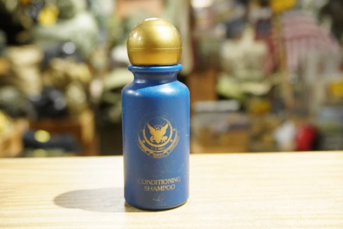 U.S.NAVY Plastic Shampoo Bottle Small (中身なし)