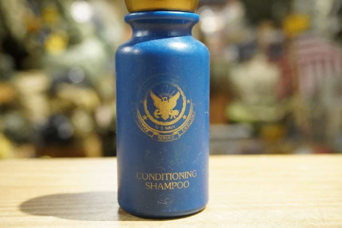 U.S.NAVY Plastic Shampoo Bottle Small (中身なし)